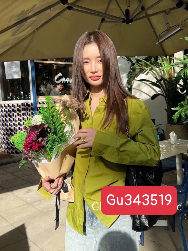 Sơ mi GU DÁNG SUÔNG 343519/343542