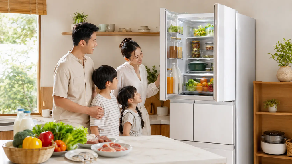 Cách chọn dung tích tủ lạnh theo số người trong gia đình