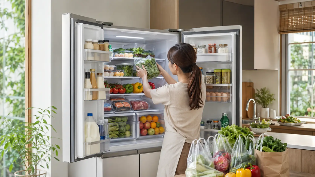 Thói quen đi chợ ảnh hưởng đến cách chọn dung tích tủ lạnh