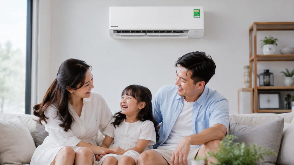 Thư giãn khi bật Chế độ làm lạnh nhanh trên điều hòa Panasonic