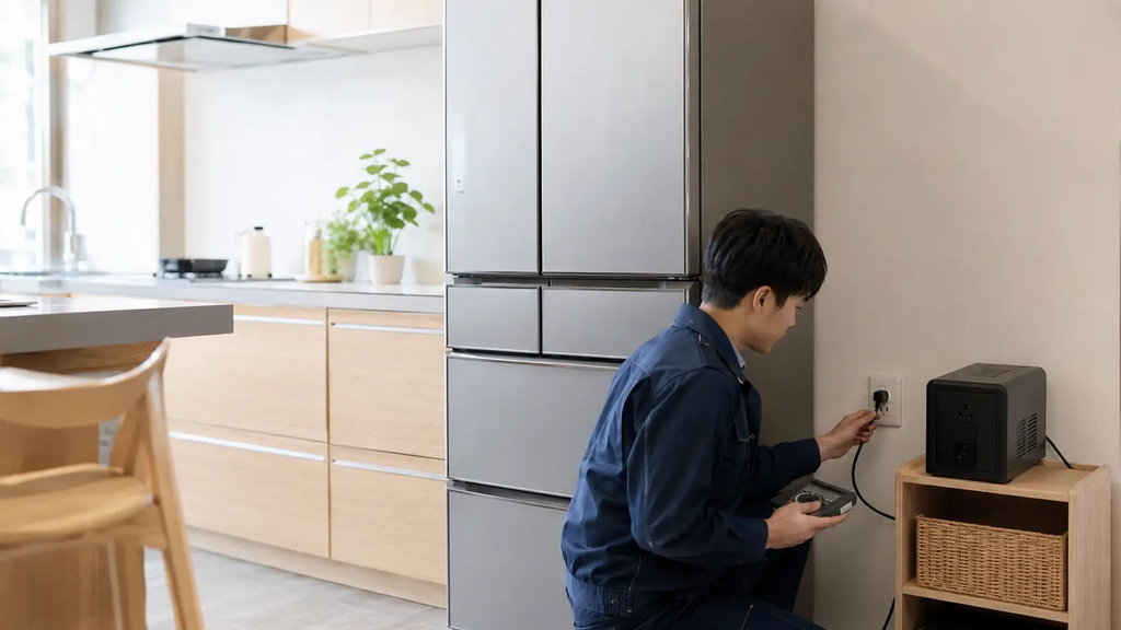 Tủ lạnh nội địa Nhật 100V có cần bộ chuyển nguồn không