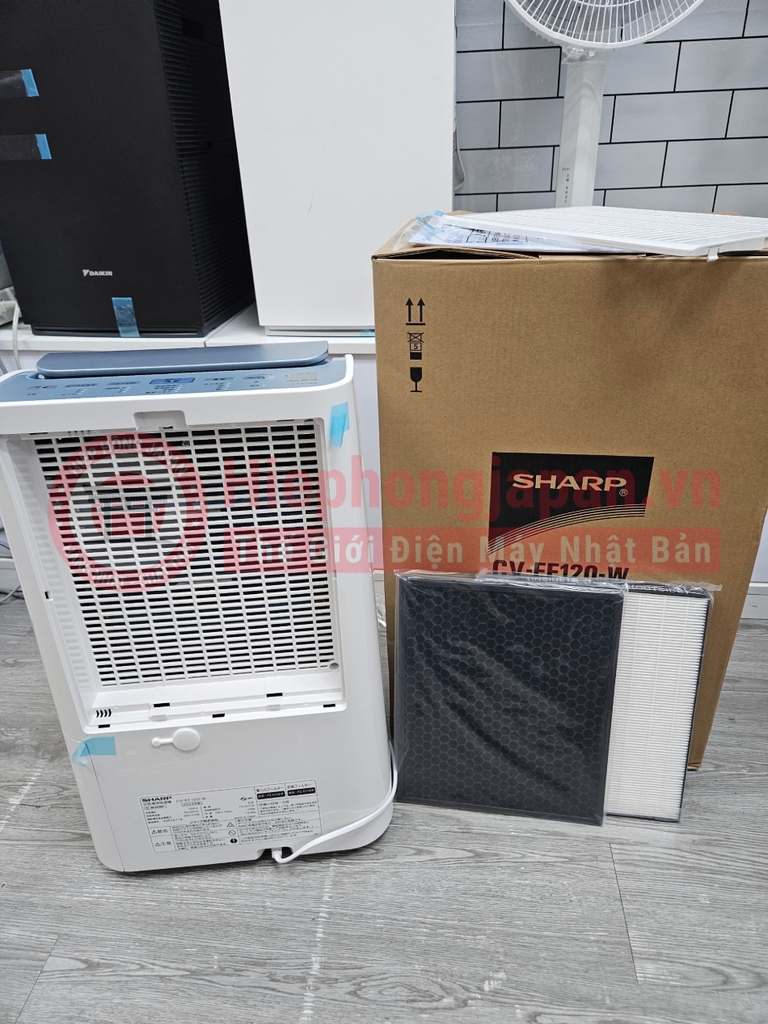 Máy hút ẩm lọc không khí Sharp CV-EF120 | Hàng Nhật Máy hút ẩm lọc không khí Sharp CV-EF120 | Hàng Nhật