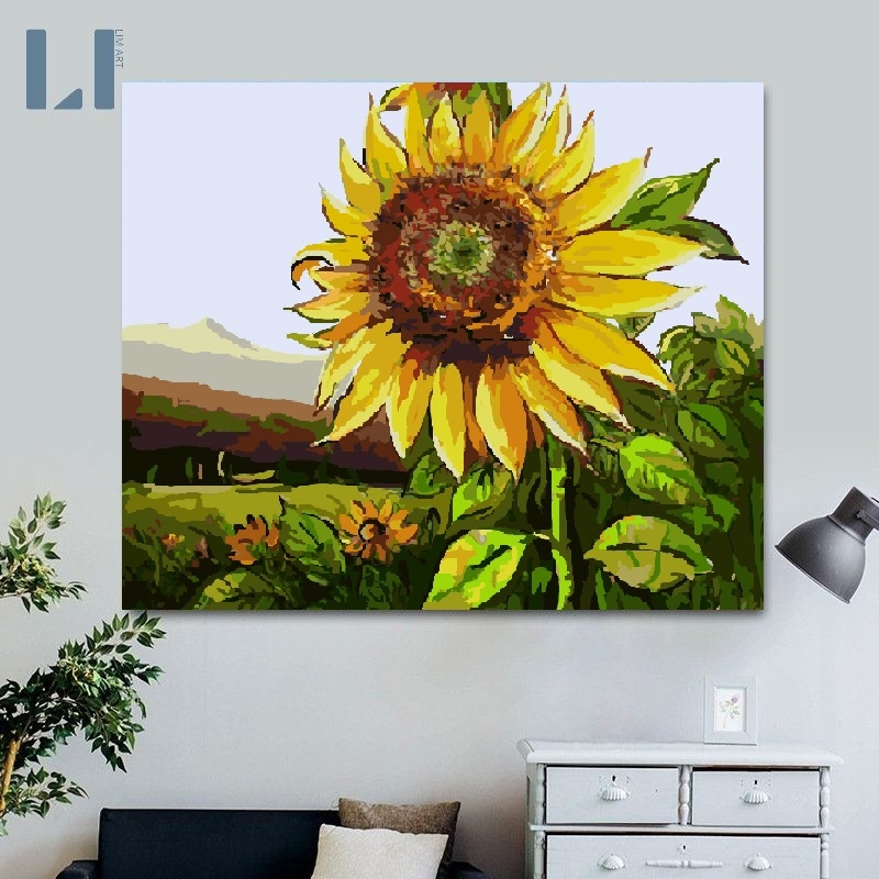 Tranh tô màu số hóa Madoca có khung 40x50cm Hoa hướng dương lọ thủy tinh  T77 - Khung ảnh và Tranh treo tường | NghiệnNhà.vn