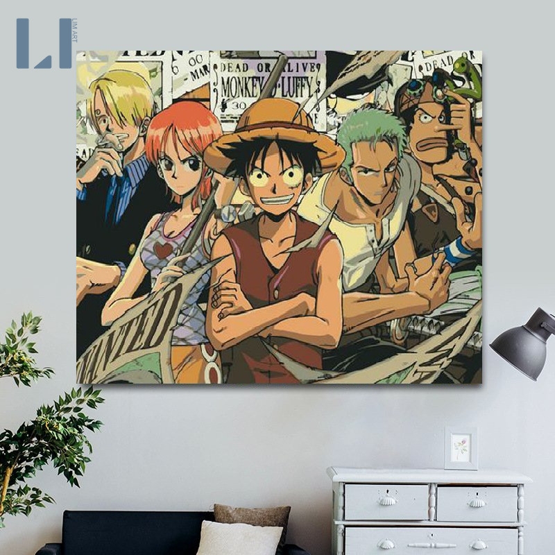 Bộ Tranh tô màu Anime One Piece - Dành cho các Fan của One Piece yêu thích  sáng tạo | HolCim - Kênh Xây Dựng Và Nội Thất
