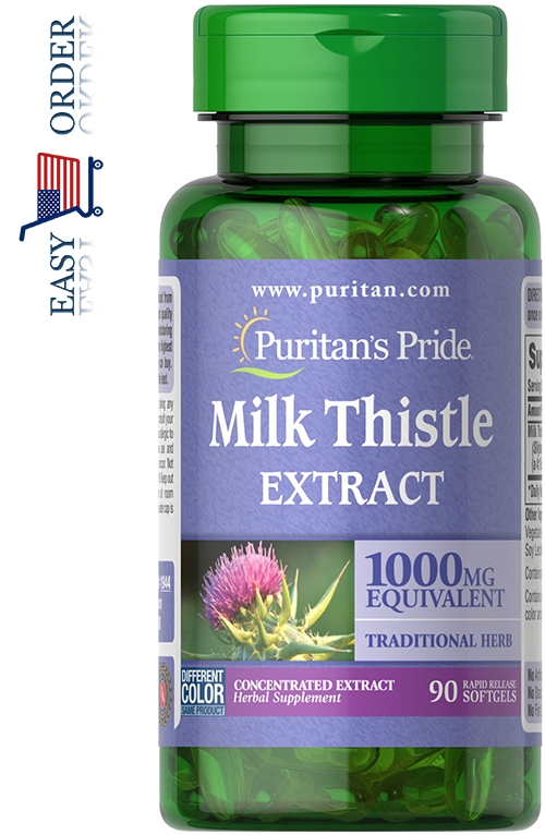 Bổ gan Puritan's Pride Milk Thistle 1000 mg