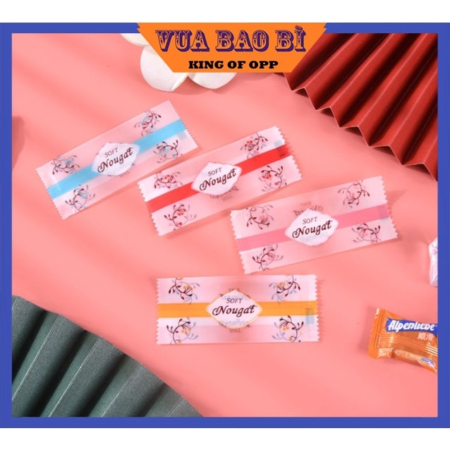 Túi đựng bánh kẹo Soft Nougat, hàn nhiệt, 200 túi/sp, BBK11 - VUA BAO BÌ