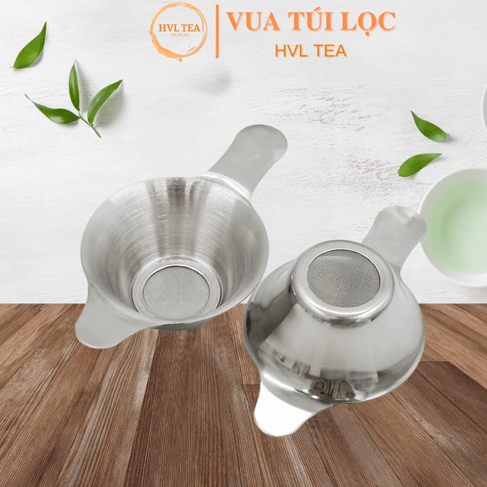 Lọc trà mỏ vịt inox lưới mịn có tay cầm tiện dụng - HVL