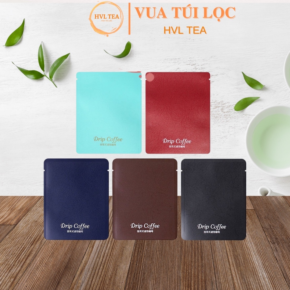Túi đựng cà phê bằng nhôm, hàn nhiệt, có mép xé  - HVL TEA