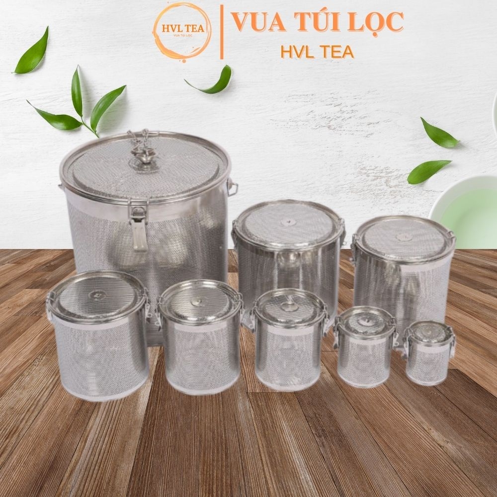 Bộ lọc gia vị inox 304 cao cấp, dùng trong nồi lẩu, lọc trà, hầm xương - HVL
