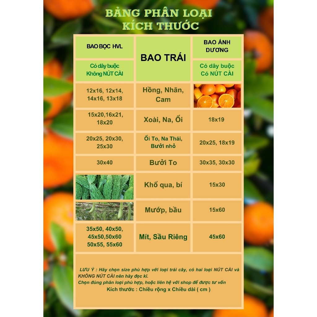 100 Túi Bọc Trái Cây Ổi, Bưởi, Xoài, Na... Nhiều Kích Thước Dùng 3-5 Mùa, Nhiều thương Hiệu - NGUOILAMVUON