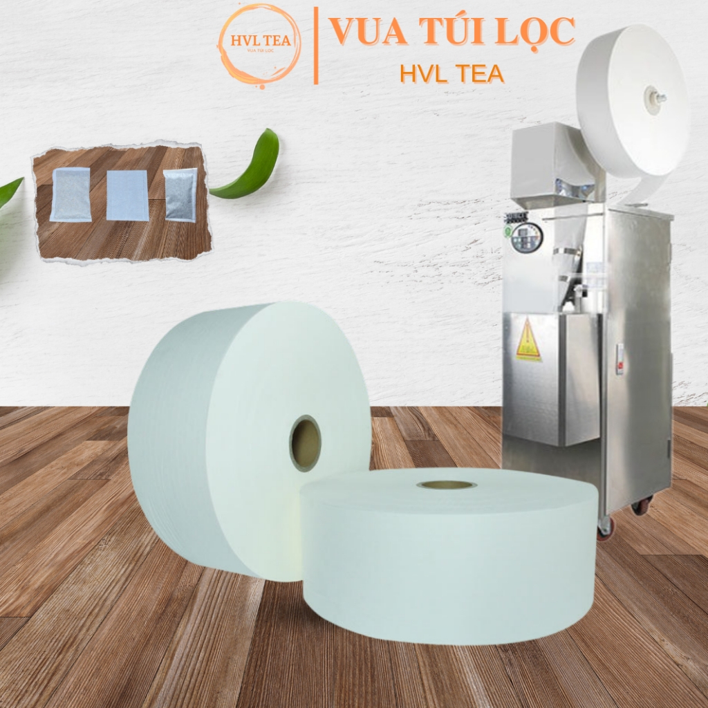 Cuộn túi lọc trà bằng giấy, màng lọc giấy dùng cho đóng túi lọc thảo dược, cà phê - HVL