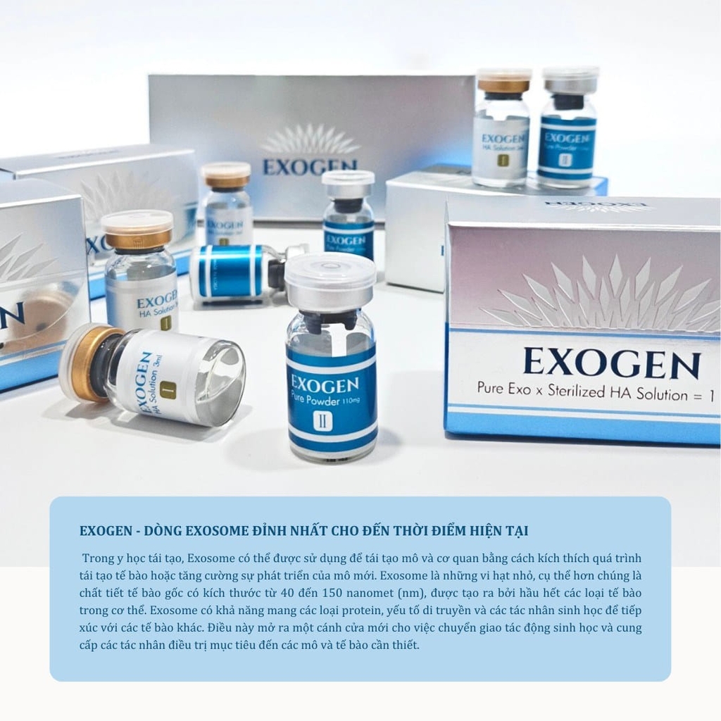 EXOGEN ( PURE EXO x STERILIZED HA SOLUTION) / MESO CĂNG BÓNG, TRẺ HÓA