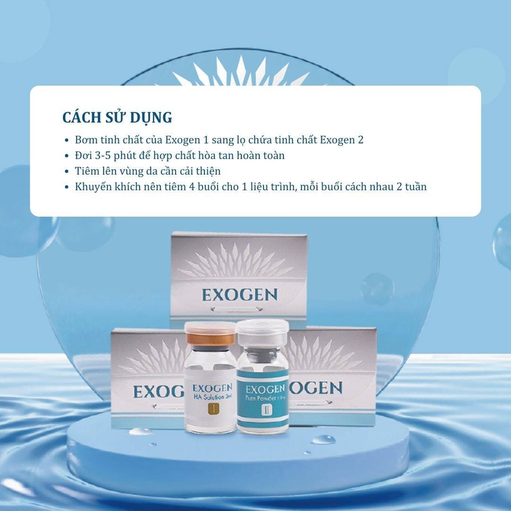 EXOGEN ( PURE EXO x STERILIZED HA SOLUTION) / MESO CĂNG BÓNG, TRẺ HÓA