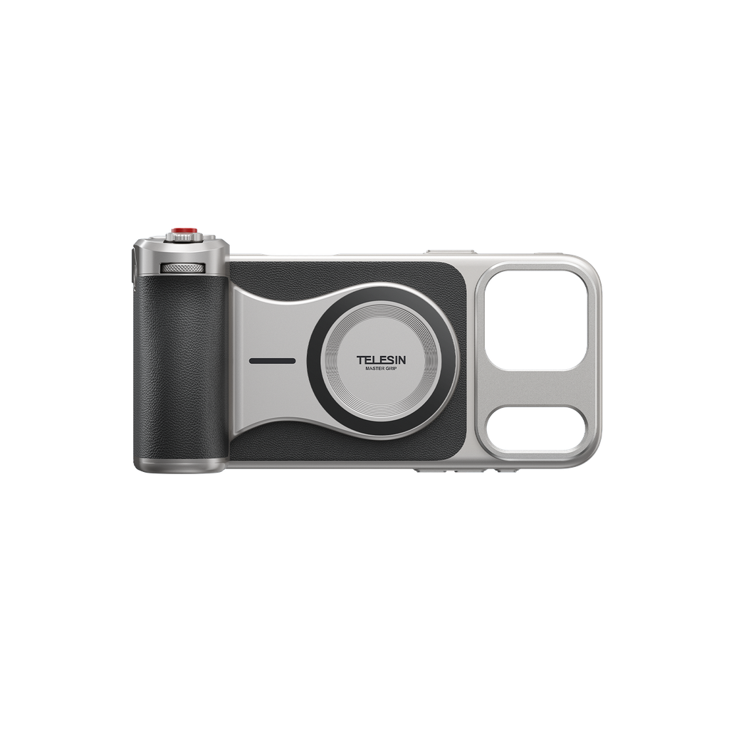 TELESIN Master Grip for iPhone 17 Pro Max - Báng tay cầm chuyên nghiệp quay phim chụp hình ổn định