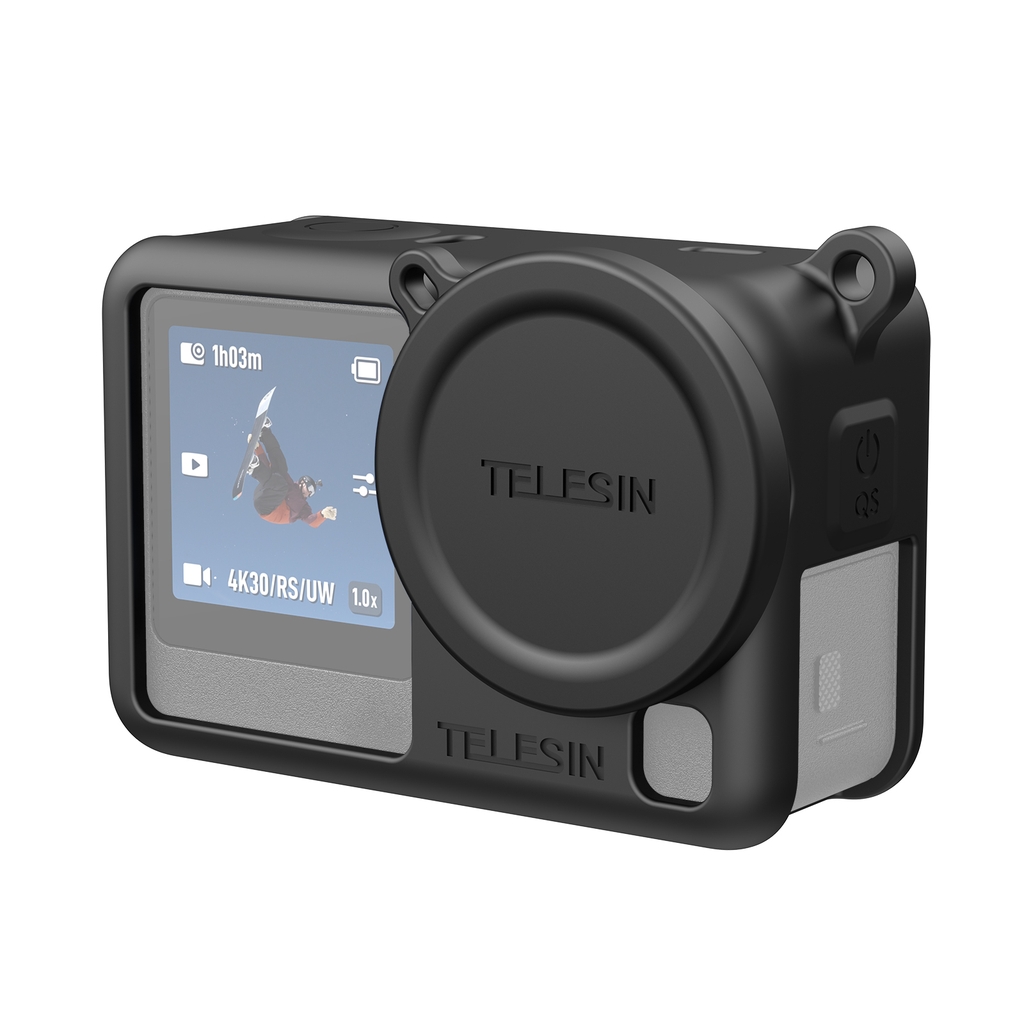 Silicon Telesin Dji Osmo Action 6 bảo vệ màn hình camera chống trầy xước S6-PTC-11