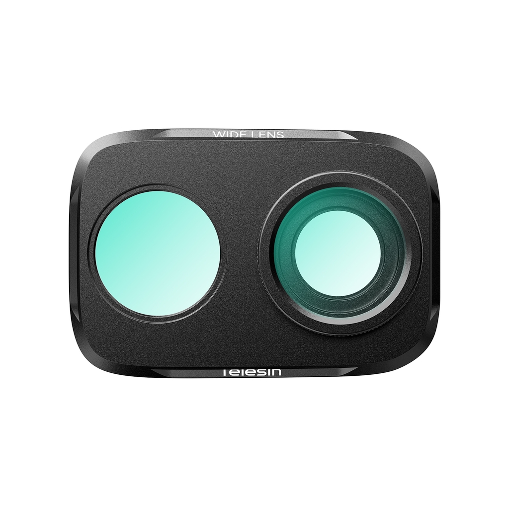 Lens góc rộng Telesin 0,75x Pocket 4 Pro mở rộng góc quay