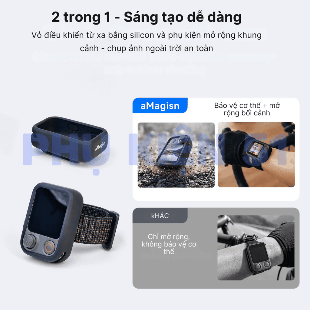 Dây đeo aMagisn cho Remote Pocket 4P cố định giúp coi video trực tiếp