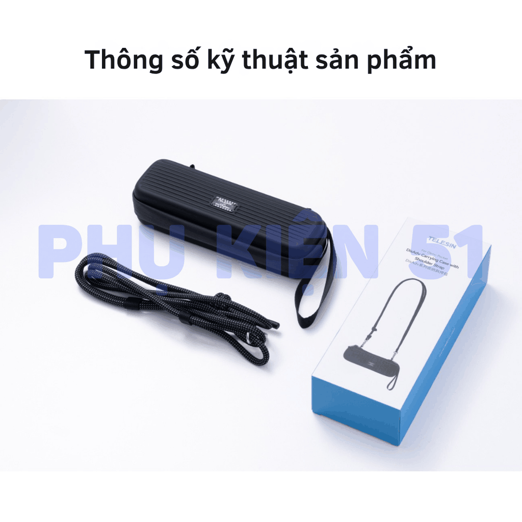 Túi Telesin cao cấp cho Pocket 4 3 đeo chéo vai cầm tay  bảo vệ camera