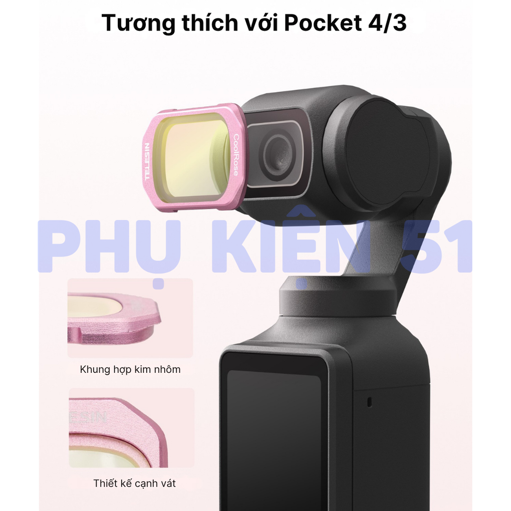 Bộ Filter cho DJI Pocket 4 3 chuyên nghiệp kiểm soát ánh sáng