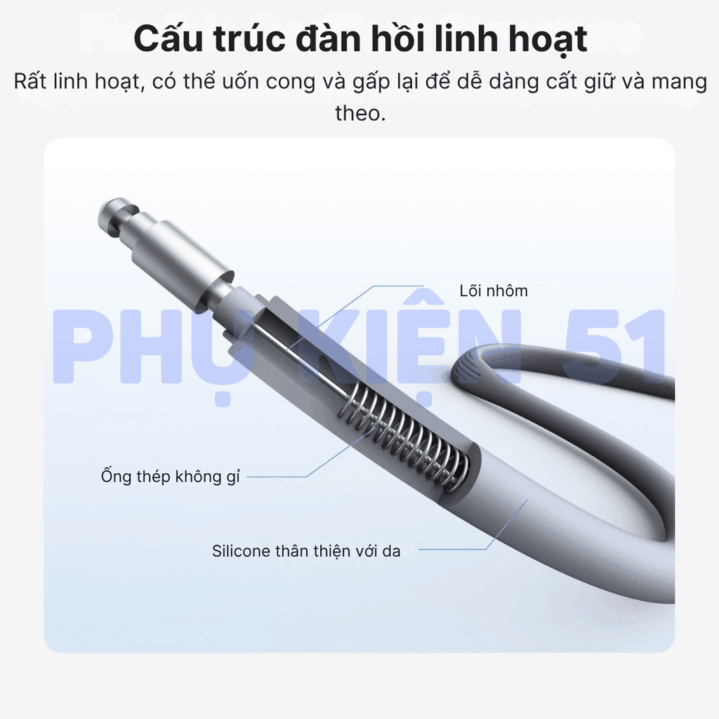 Vòng đeo Telesin Pocket 3 4 Luna hỗ trợ đeo cổ quay Pov đầu 1/4 inch