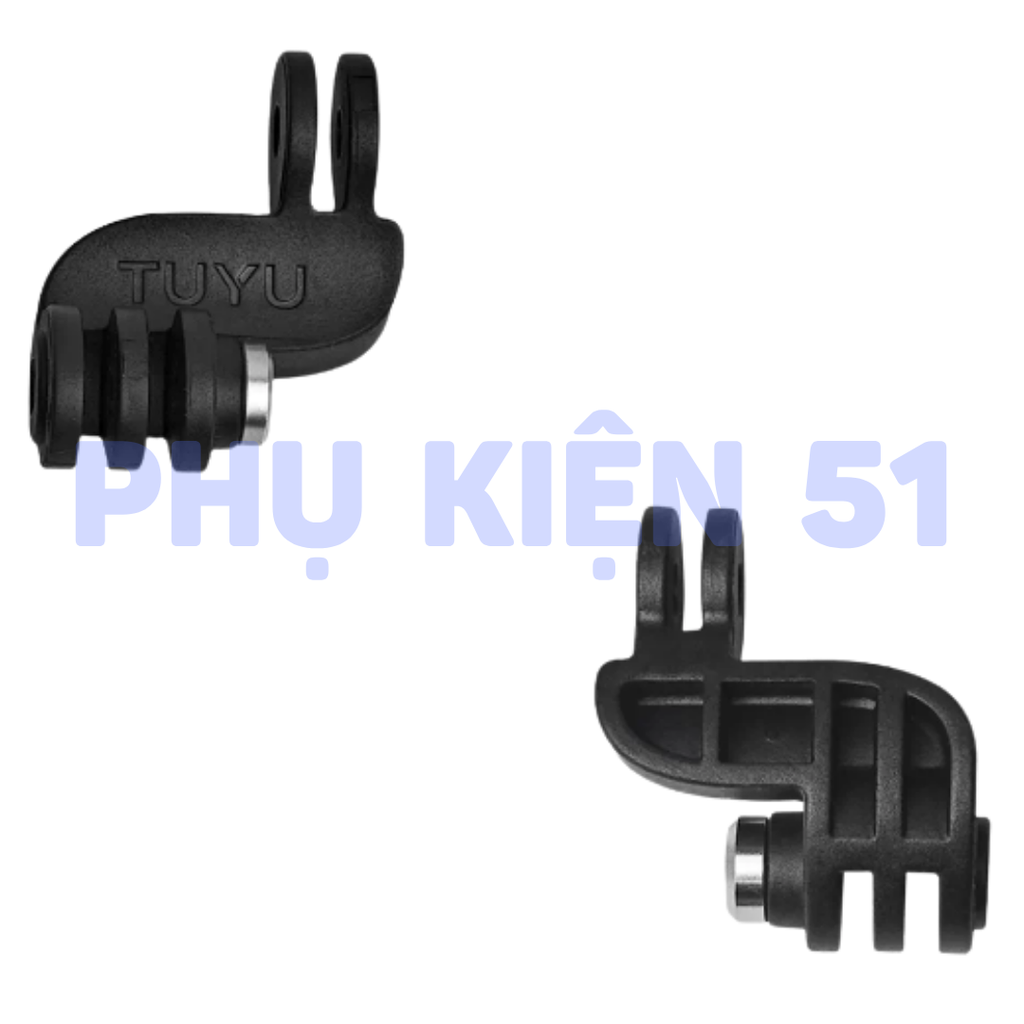 Ngàm gắn Actioncam giúp góc quay chính giữa nón khung hình đẹp TUYU