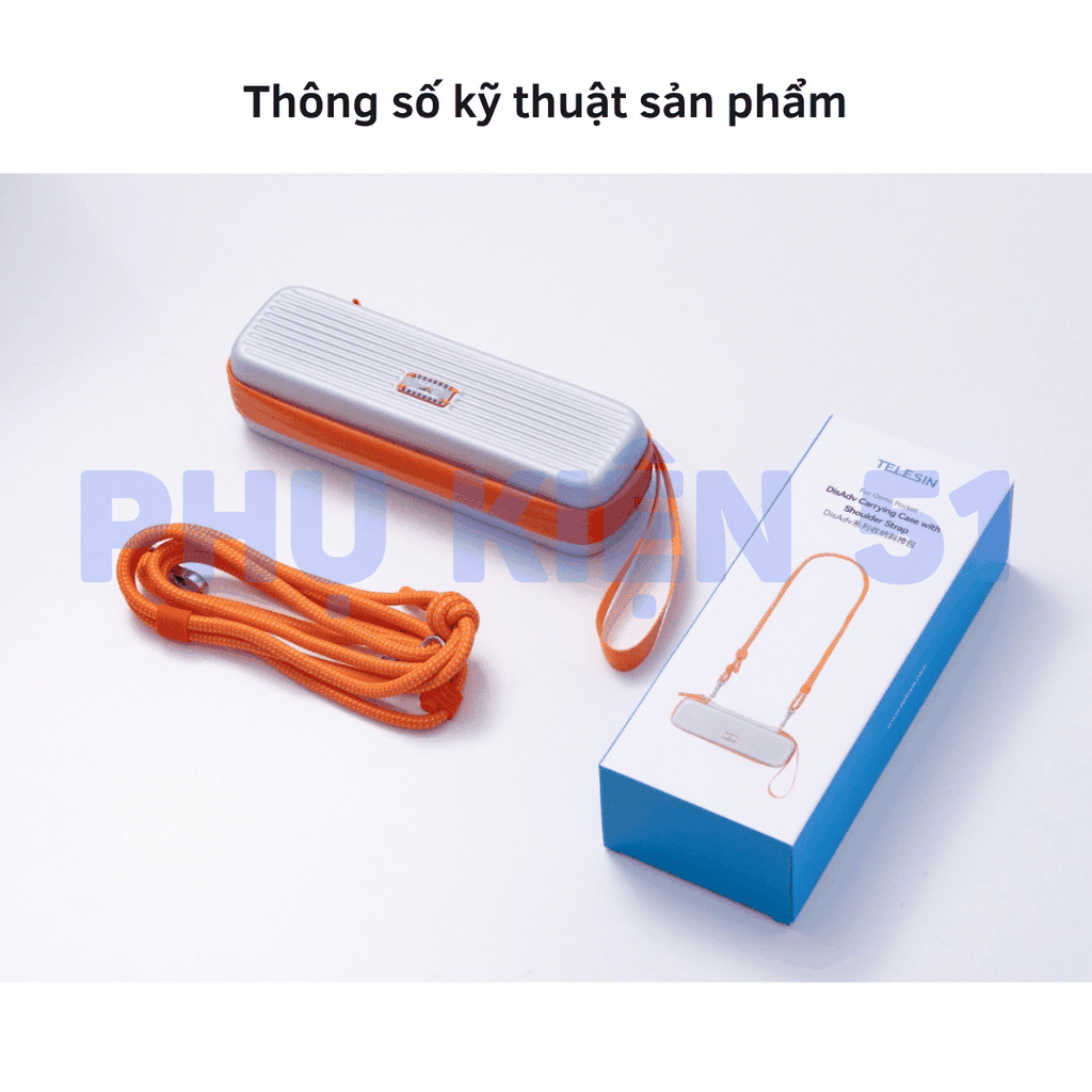 Túi Telesin cao cấp cho Pocket 4 3 đeo chéo vai cầm tay  bảo vệ camera