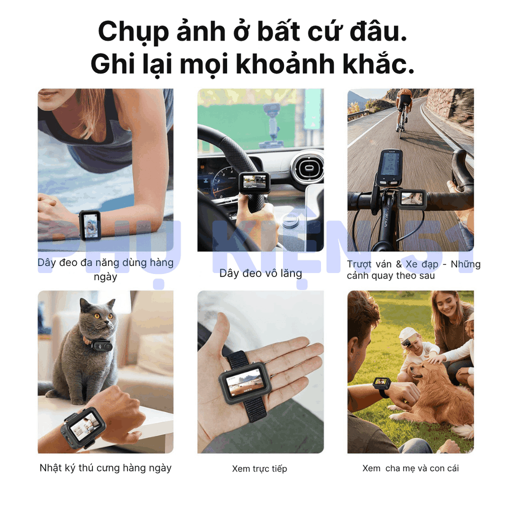 Dây đeo tay aMagisn Dji Nano gắn màn hình coi trực tiếp