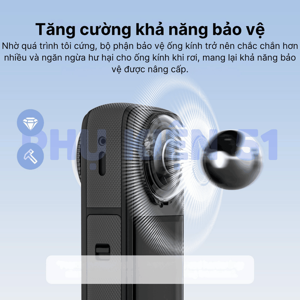 Lens bảo vệ aMagisn Insta360 X5 Standard bảo vệ camera tránh trầy xước