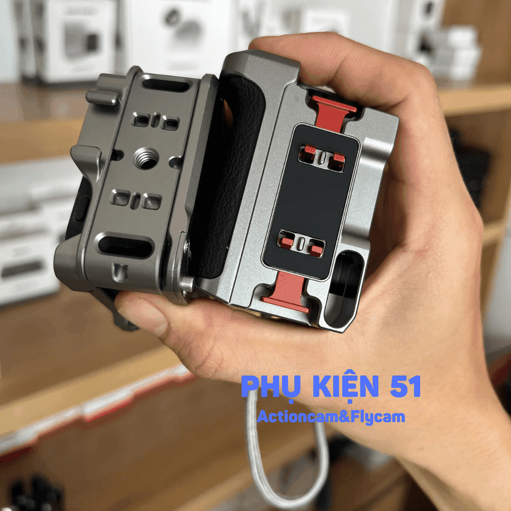 Bộ tay cầm chụp hình Insta360  Ace Pro 2 hợp kim nhôm chụp hình đường phố Xplorer Grip Kit