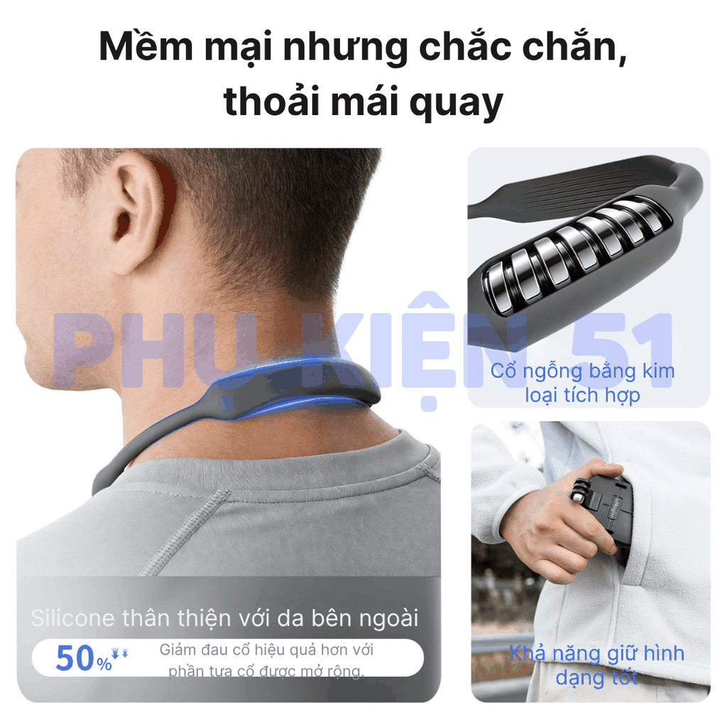 Vòng đeo cổ aMagisn từ tính cho Actioncam giấu ẩn trong áo hít mạnh mẽ