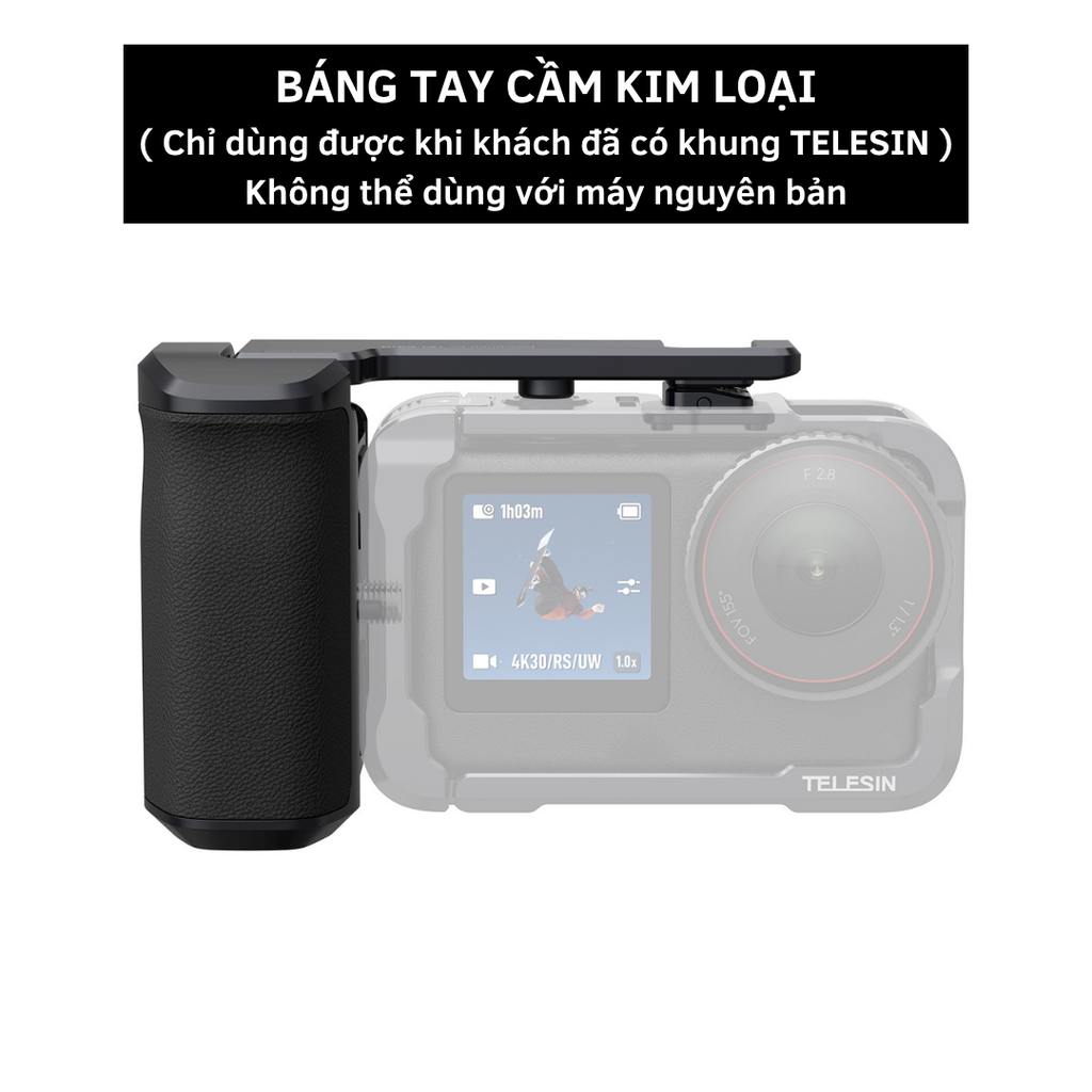 Khung Hợp Kim Telesin Action 6 bảo vệ camera chống trầy xước - S6-FMS-35-TDJ