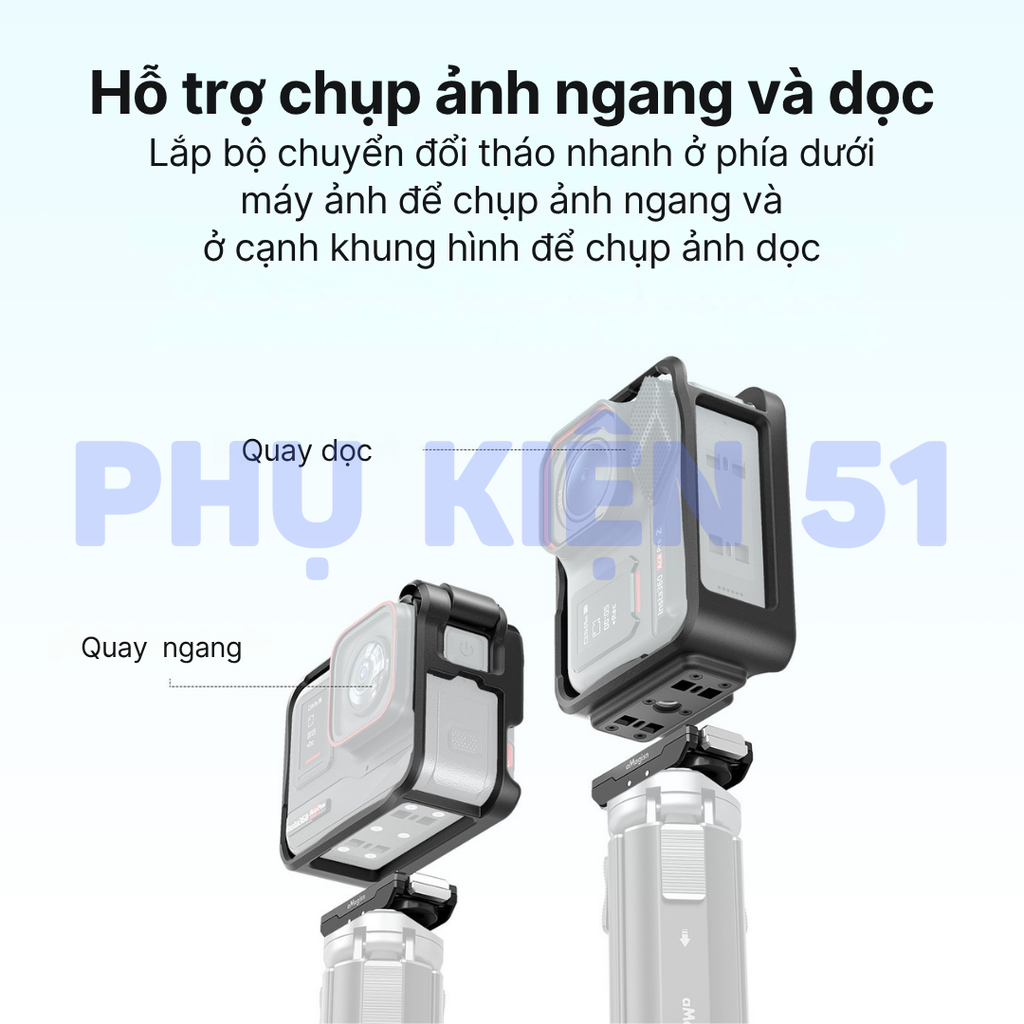 Khung nhựa aMagisn cho Ace Pro 2 Ace Pro giúp quay dọc , bảo vệ máy