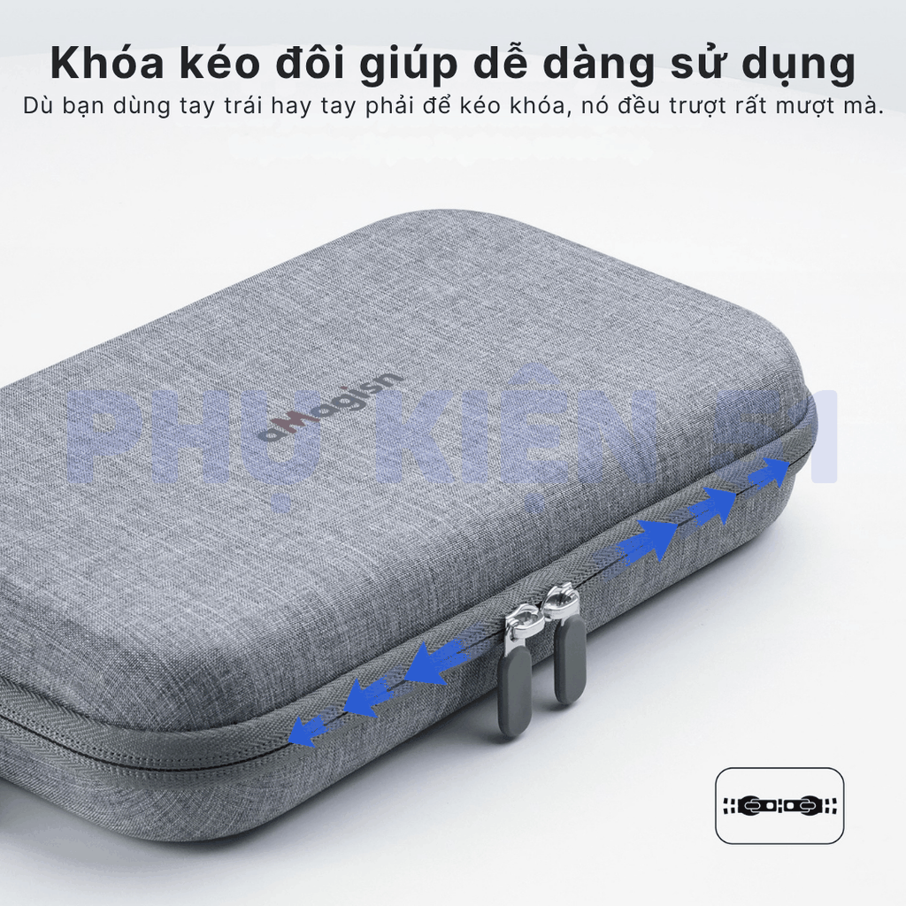 Túi aMagisn đựng phụ kiện Action 6 bảo vệ chống sốc tốt kháng nước