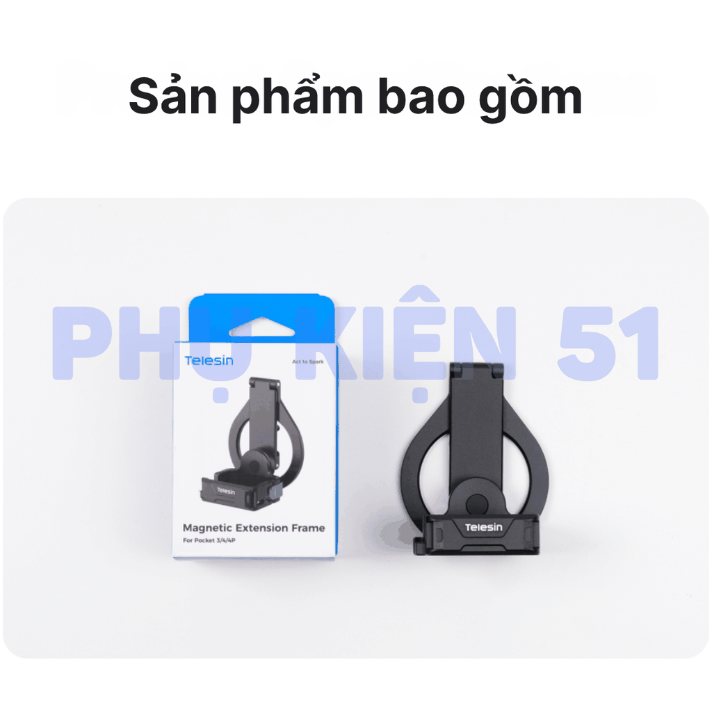 Giá đỡ Magsafe cho Pocket 3 4 4P giúp gắn điện thoại hít nam châm
