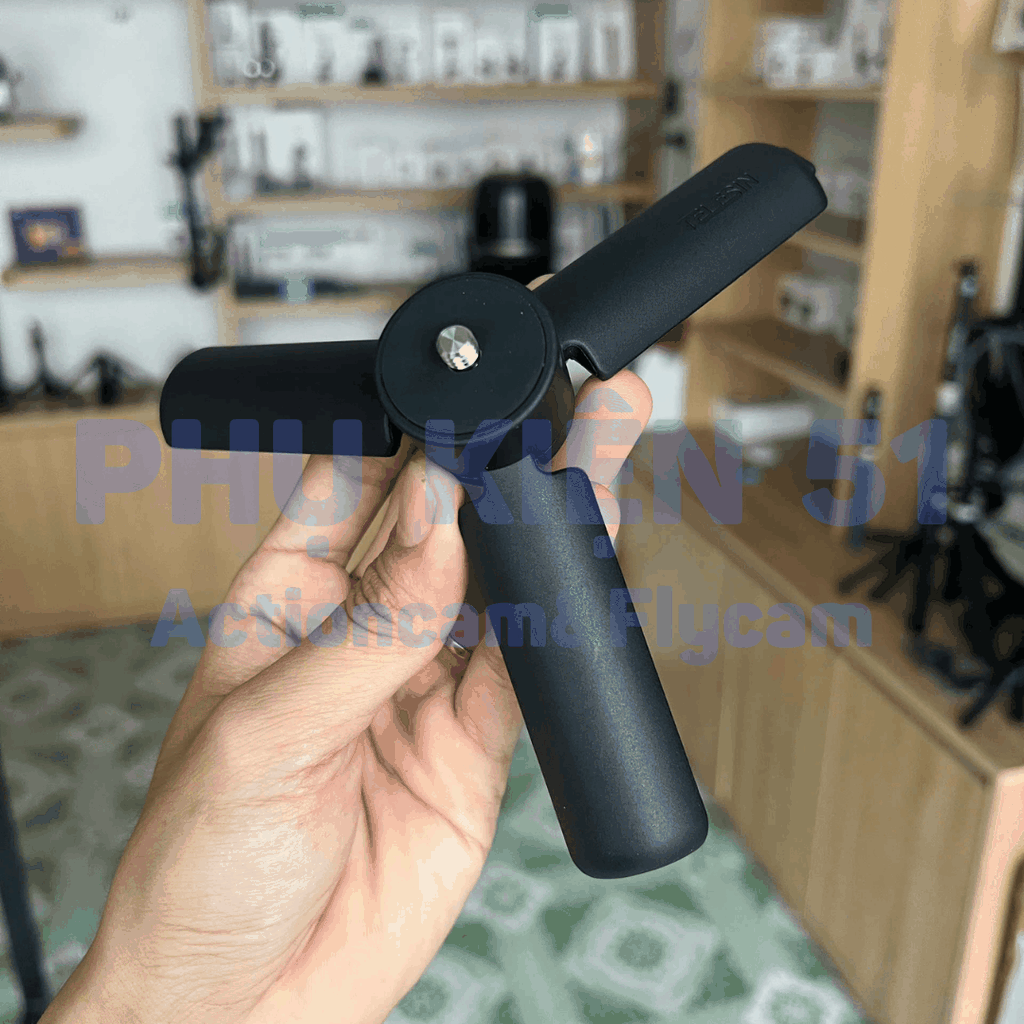Tripod mini Telesin mở tự động gắn đế Pocket Actioncam để bàn S3-EAK-06