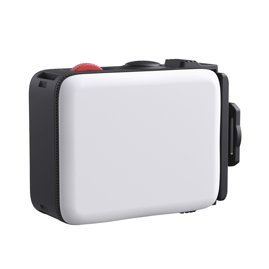 Đèn trợ sáng TELESIN cho DJI Action 6 / Nano kèm chân Cold Shoe hỗ trợ nhiều phụ kiện