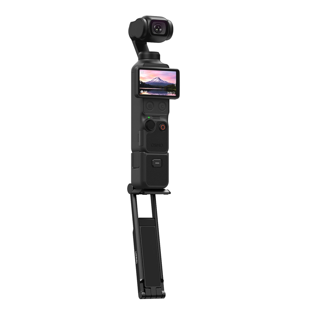 Tay cầm gấp gọn Pocket 3 4 4P kiêm tripod , đế từ tính chân đứng cầm tay