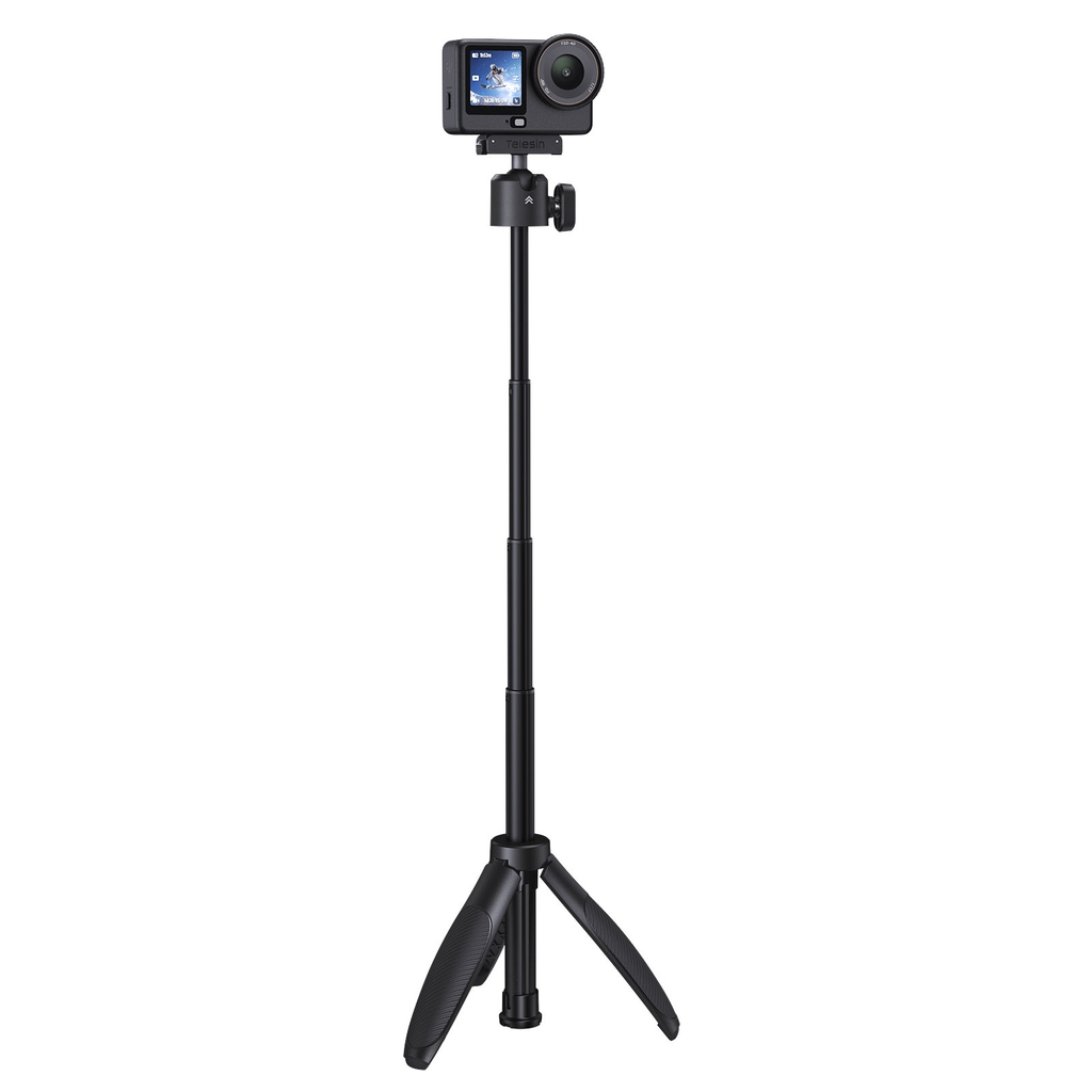 Tripod Telesin tích hợp Action 6 Nano kéo dài 44cm tiện lợi nhỏ gọn