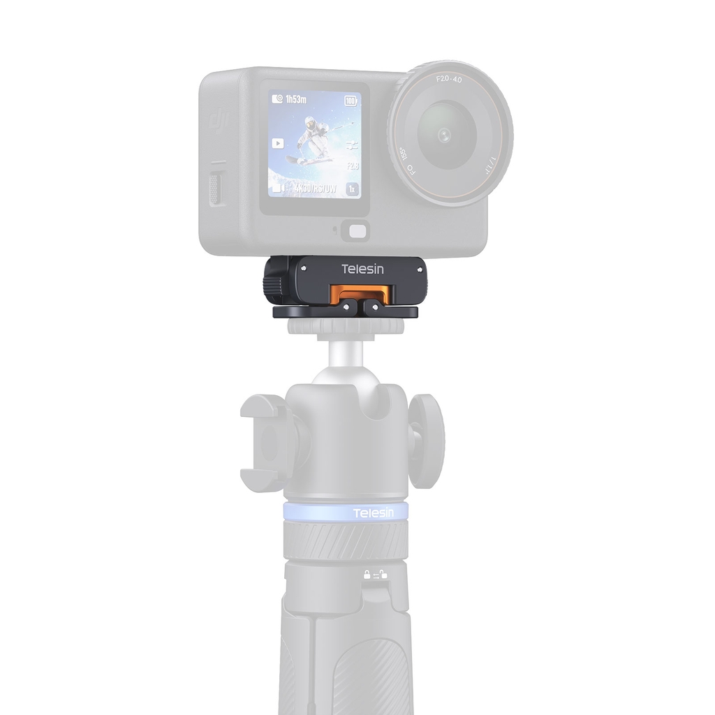 Ngàm tích hợp ren 1/4 Telesin Action 6 Nano  / Osmo 360 II tiện lợi đa năng