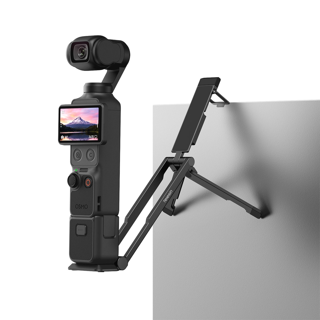 Tay cầm gấp gọn Pocket 3 4 4P kiêm tripod , đế từ tính chân đứng cầm tay