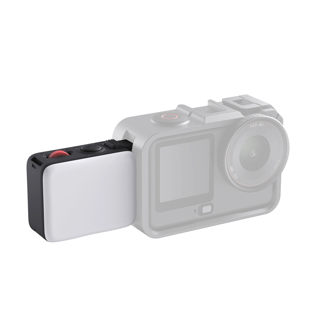 Đèn trợ sáng TELESIN cho DJI Action 6 / Nano kèm chân Cold Shoe hỗ trợ nhiều phụ kiện