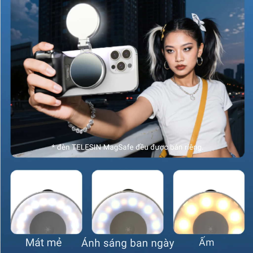 Tay cầm 2.0 Bluetooth hỗ trợ Iphone quay phim chụp hình dễ dàng ổn định