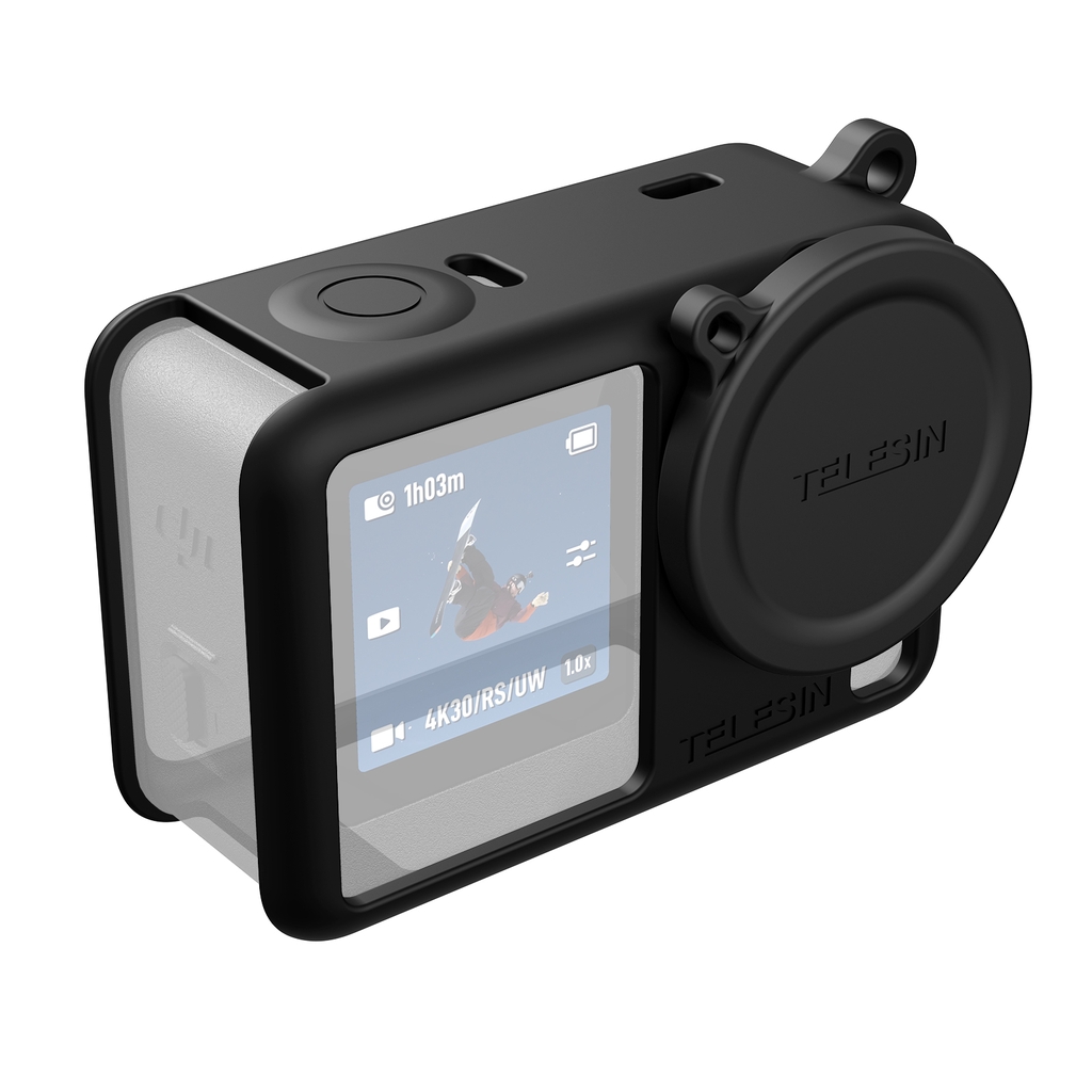 Silicon Telesin Dji Osmo Action 6 bảo vệ màn hình camera chống trầy xước S6-PTC-11