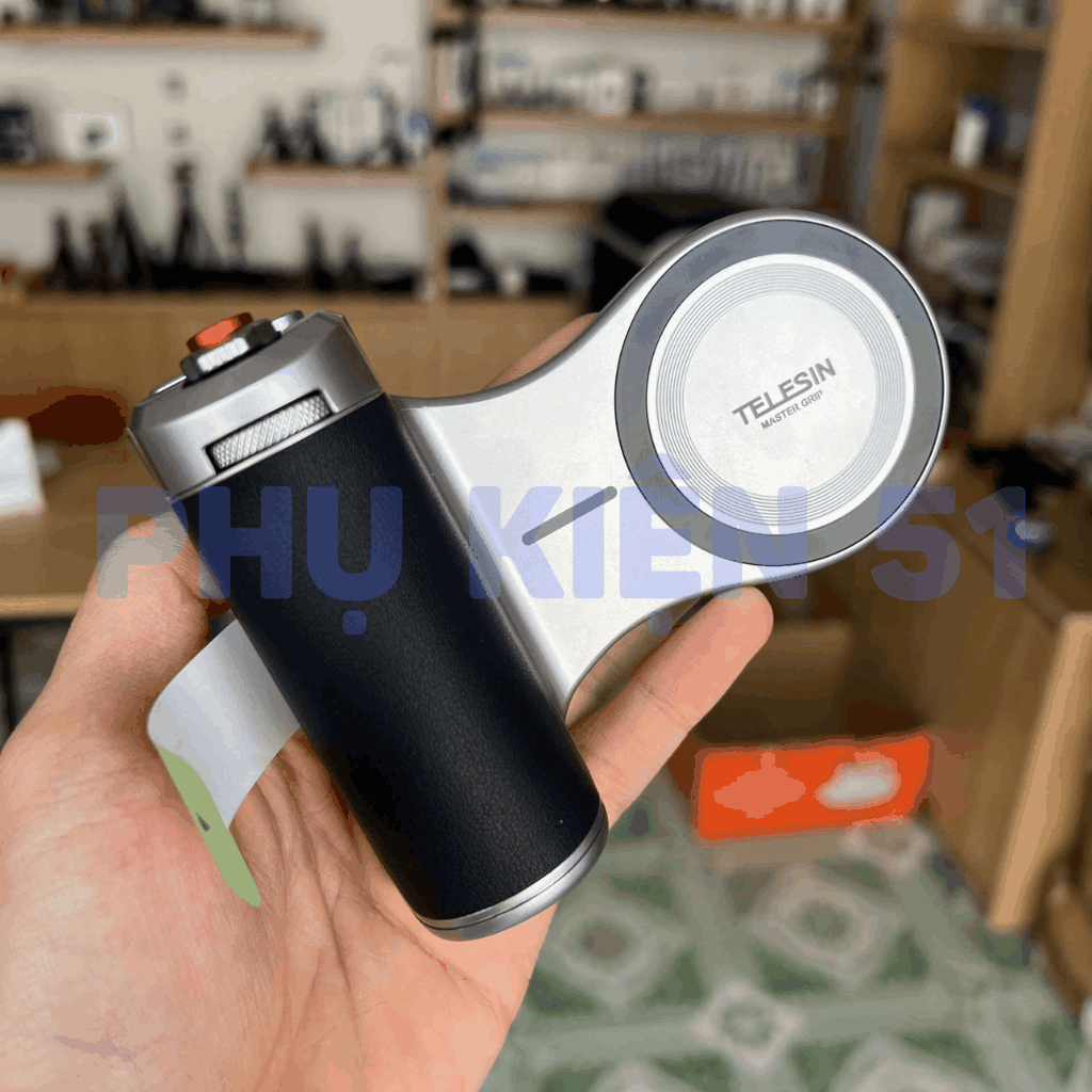 Telesin Pro Shot Imaging Grip Iphone Iphone 12 -17 Series hợp kim nhôm cao cấp