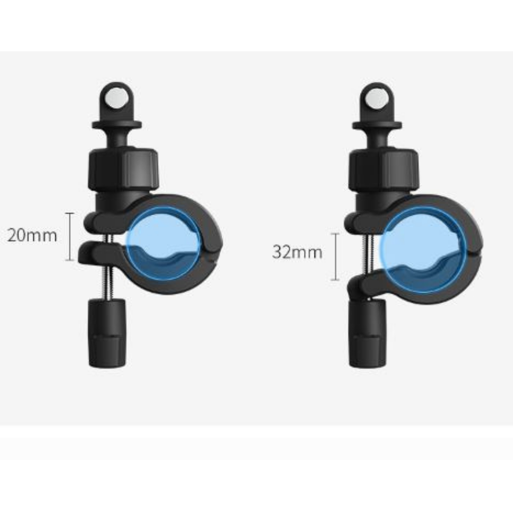 Mount Telesin gắn Actioncam lên ghi đông xe đạp, xe máy