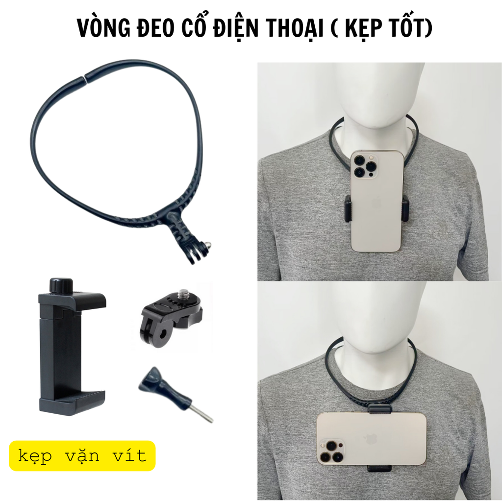 Vòng Đeo Cổ Gắn ActionCam Điện Thoại giá rẻ