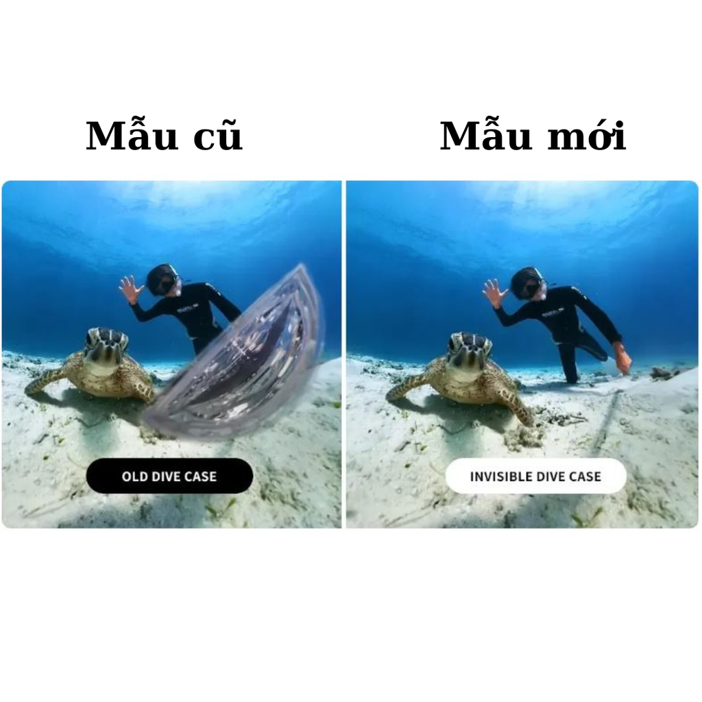 Insta360 One X3 Dive Case Chính Hãng - Phụ kiện chống nước bơi lặn Insta360 One X3