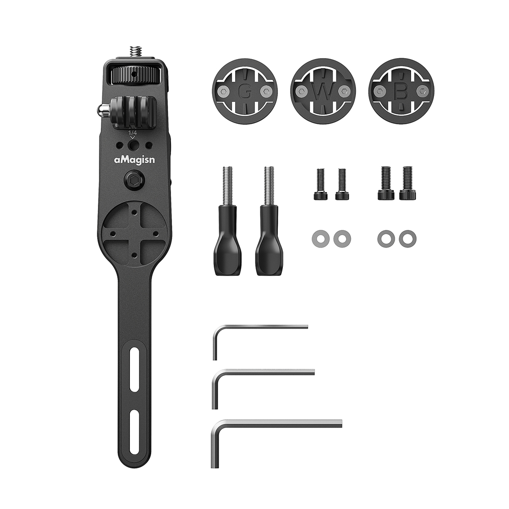 Pát xe đạp aMagisn giúp gắn Actioncam lên ghi đông xe chắc chắn