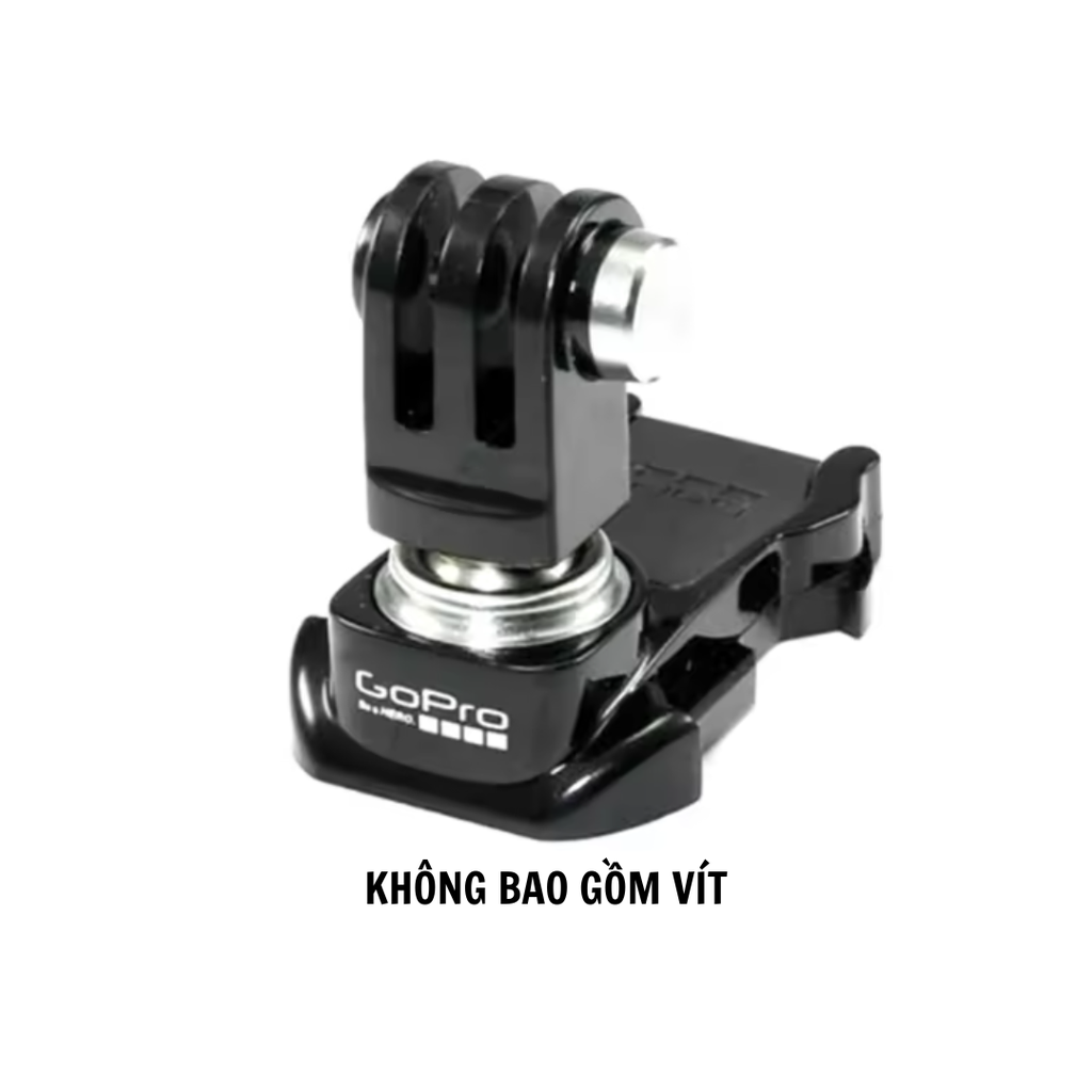 Mount Đế gài Gopro xoay 360  Keo 3M dán nón cong phẳng chắc chắn