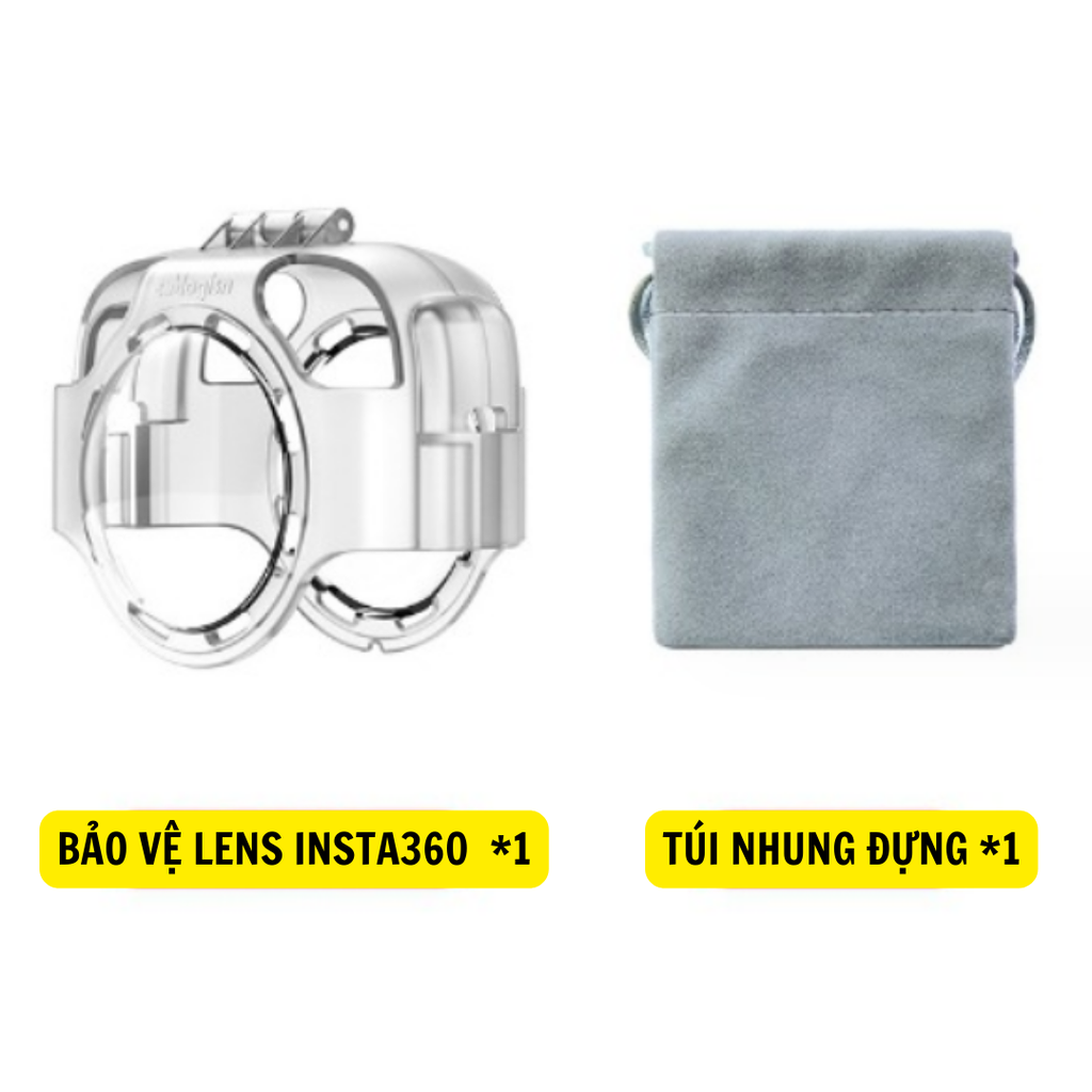 Bộ bảo vệ lens và silicon aMagisn bảo vệ máy Insta360 One X3 chống trầy xước